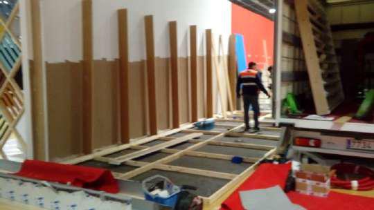 Estructura del stand de Chiclana