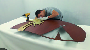 Montaje del rótulo