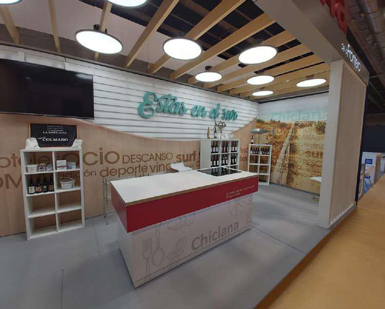 Interior del stand de Chiclana