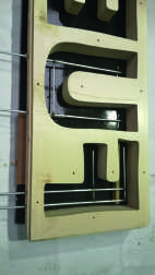 Moldes para letras de hormigón