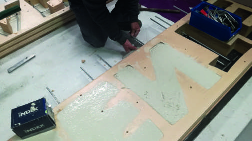 Moldes letras de Fuentemar