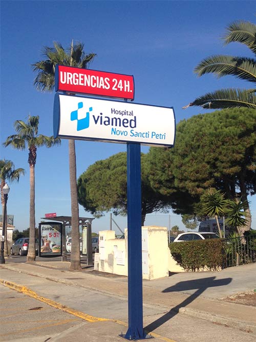 Monosoporte informativo Chiclana